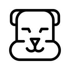 dogs icon or logo isolated sign symbol vector illustration - high quality black style vector icons
