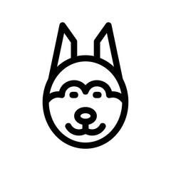 dogs icon or logo isolated sign symbol vector illustration - high quality black style vector icons
