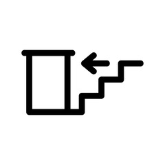 exit icon or logo isolated sign symbol vector illustration - high quality black style vector icons

