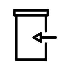 Fototapeta premium exit icon or logo isolated sign symbol vector illustration - high quality black style vector icons