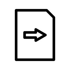 forward icon or logo isolated sign symbol vector illustration - high quality black style vector icons
