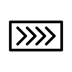 forward icon or logo isolated sign symbol vector illustration - high quality black style vector icons
