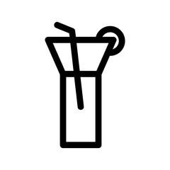 juice icon or logo isolated sign symbol vector illustration - high quality black style vector icons
