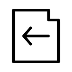 left icon or logo isolated sign symbol vector illustration - high quality black style vector icons
