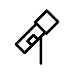 mic icon or logo isolated sign symbol vector illustration - high quality black style vector icons
