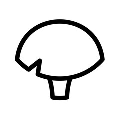 mushroom icon or logo isolated sign symbol vector illustration - high quality black style vector icons
