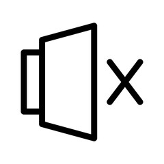 mute icon or logo isolated sign symbol vector illustration - high quality black style vector icons
