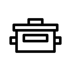 pot icon or logo isolated sign symbol vector illustration - high quality black style vector icons
