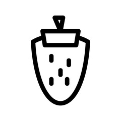 strawberry icon or logo isolated sign symbol vector illustration - high quality black style vector icons
