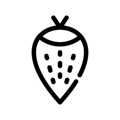 strawberry icon or logo isolated sign symbol vector illustration - high quality black style vector icons
