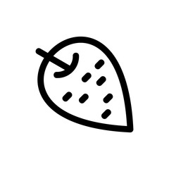 strawberry icon or logo isolated sign symbol vector illustration - high quality black style vector icons
