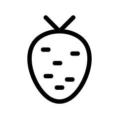 strawberry icon or logo isolated sign symbol vector illustration - high quality black style vector icons
