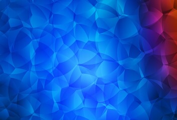 Obraz premium Light Blue, Red vector pattern with random forms.