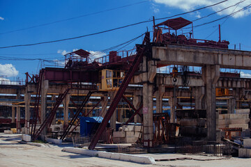 Modern reinforced concrete production line