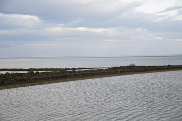 beautiful view of lake and birds area
