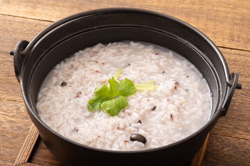 十六穀米のお粥