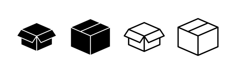 Box icon vector. box sign and symbol, parcel, package