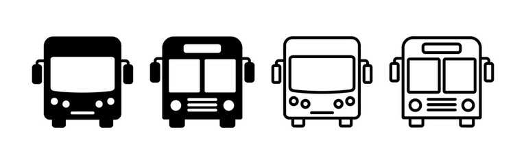 Bus icon vector. bus sign and symbol