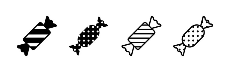 Candy icon vector. candy sign and symbol.