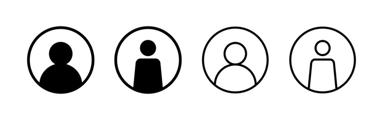 User icon vector. person sign and symbol. people icon.