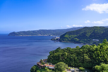 Fototapeta na wymiar 静岡県熱海市　熱海城から見た風景