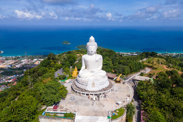 Statue of big buddha, Phuket, Thailand.