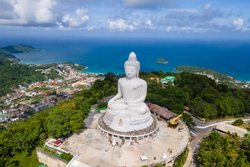 Statue of big buddha, Phuket, Thailand.
