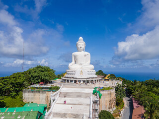 Fototapeta na wymiar Statue of big buddha, Phuket, Thailand.