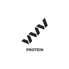 protein vector icon. filled flat sign for mobile concept and web design. Symbol, logo illustration. Vector graphics