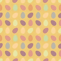 Spring seamless Easter coloured eggs pattern for wrapping paper and notebooks and kids and hobbies and clothes print