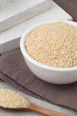 Portion of healthy amaranth in a bowl.