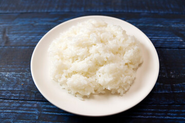 Indian curry and rice on the table