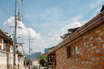 Bukchon Hanok Village, Korean traditional houses in Seoul, Korea