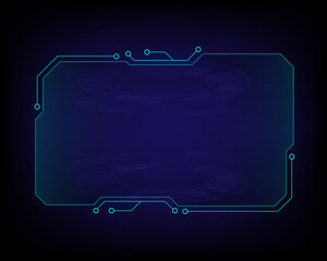 template technology. game screen. science frame.background illustration