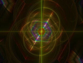 Imaginatory fractal abstract background Image