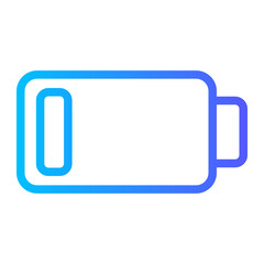 low battery gradient icon