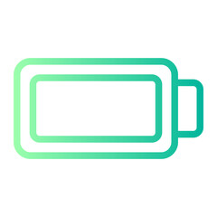 smartphone charger gradient icon
