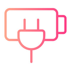 charging gradient icon