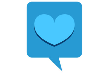 Valentine Love Chat vector