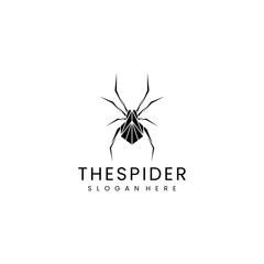 Spider logo design icon template