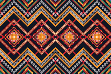 Geometric ethnic pattern for background,fabric,wrapping,clothing,wallpaper,Batik,carpet,embroidery style.