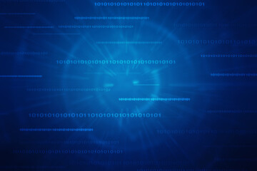 Internet binary data code computing or transmission process,Internet data transmission, Binary Code Background, Digital Abstract technology background