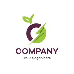 Flash grape modern logo template