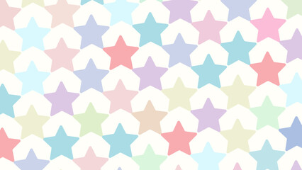 cute pastel star shape background illustration, perfect for wallpaper, backdrop, postcard, background for your design