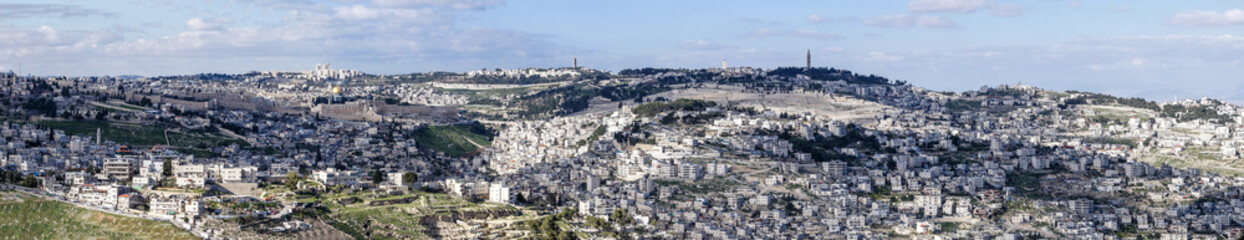 Fototapeta na wymiar Jerusalem, Israel, overlook 2