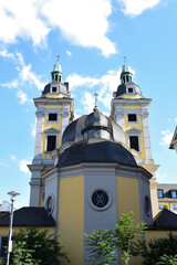 st andreas kirche in düsseldorfer altstadt, deutschland
