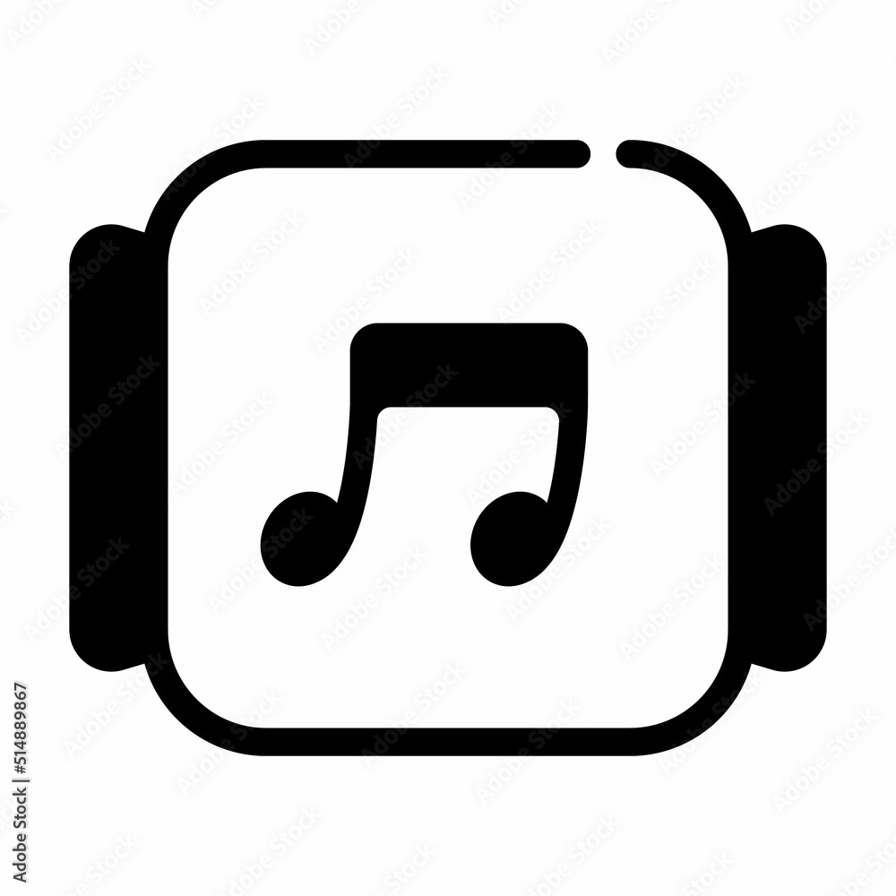 Poster music empty state single isolated icon with solid shape style