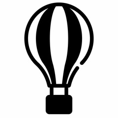 ballon empty state single isolated icon with solid shape style