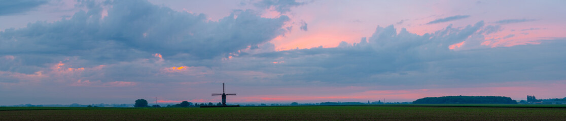 An beautiful mill in Wannegem-Lede Flanders