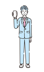 人物イラスト　線画